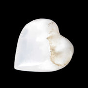 Mangano Calcite heart 35mm - 41mm 33-40g Rocks and Things