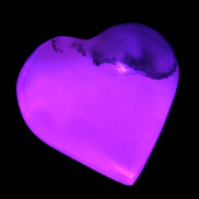 Mangano Calcite heart 35mm - 41mm 33-40g Rocks and Things