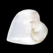 Mangano Calcite heart 35mm - 41mm 33-40g Rocks and Things