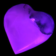 Mangano Calcite heart 35mm - 41mm 33-40g Rocks and Things