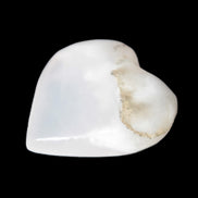 Mangano Calcite heart 35mm - 41mm 33-40g Rocks and Things