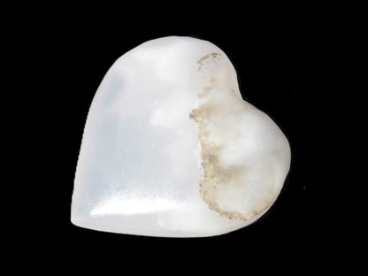 Mangano Calcite heart 35mm - 41mm 33-40g Rocks and Things