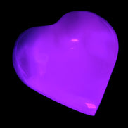 Mangano Calcite heart 35mm - 41mm 33-40g Rocks and Things