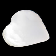 Mangano Calcite heart 35mm - 41mm 33-40g Rocks and Things