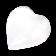 Mangano Calcite heart 35mm - 41mm 33-40g Rocks and Things