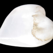 Mangano Calcite heart 35mm - 41mm 33-40g Rocks and Things