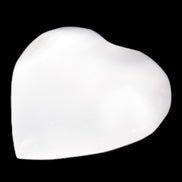 Mangano Calcite heart 35mm - 41mm 33-40g Rocks and Things