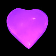 Mangano Calcite heart 35mm - 41mm 33-40g Rocks and Things