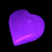 Mangano Calcite heart 35mm - 41mm 33-40g Rocks and Things