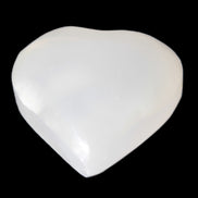 Mangano Calcite heart 35mm - 41mm 33-40g Rocks and Things