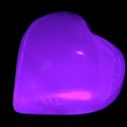 Mangano Calcite heart 35mm - 41mm 33-40g Rocks and Things