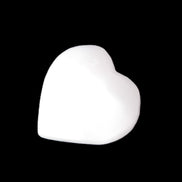 Mangano Calcite heart 35mm - 41mm 33-40g Rocks and Things
