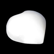 Mangano Calcite heart 35mm - 41mm 33-40g Rocks and Things