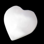 Mangano Calcite heart 35mm - 41mm 33-40g Rocks and Things