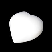 Mangano Calcite heart 35mm - 41mm 33-40g Rocks and Things