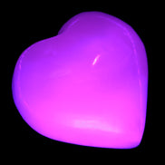 Mangano Calcite heart 35mm - 41mm 33-40g Rocks and Things