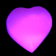 Mangano Calcite heart 35mm - 41mm 33-40g Rocks and Things