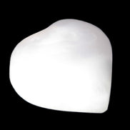 Mangano Calcite heart 35mm - 41mm 33-40g Rocks and Things