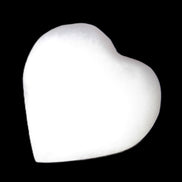 Mangano Calcite heart 35mm - 41mm 33-40g Rocks and Things