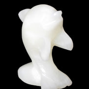 Soft-green Afghan Jade hand-carved Leaping Dolphin 395.5g Rocks and Things