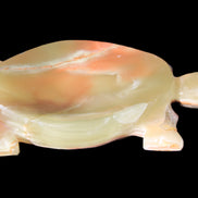 Colourful Afghan Jade hand-carved Turtle 395.5g Rocks and Things