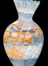 BumbleBee Calcite and Calcite hand-carved pineapple 191.2g Rocks and Things