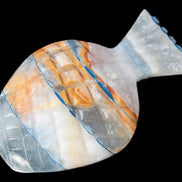 BumbleBee Calcite and Calcite hand-carved pineapple 191.2g Rocks and Things