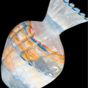 BumbleBee Calcite and Calcite hand-carved pineapple 191.2g Rocks and Things