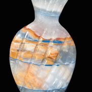 BumbleBee Calcite and Calcite hand-carved pineapple 191.2g Rocks and Things