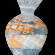 BumbleBee Calcite and Calcite hand-carved pineapple 191.2g Rocks and Things