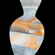 BumbleBee Calcite and Calcite hand-carved pineapple 191.2g Rocks and Things