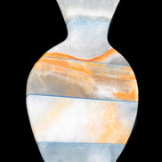 BumbleBee Calcite and Calcite hand-carved pineapple 191.2g Rocks and Things