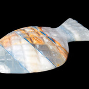 BumbleBee Calcite and Calcite hand-carved pineapple 191.2g Rocks and Things