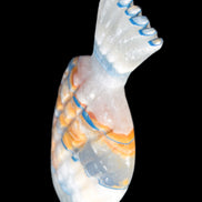 BumbleBee Calcite and Calcite hand-carved pineapple 191.2g Rocks and Things