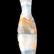 BumbleBee Calcite and Calcite hand-carved pineapple 191.2g Rocks and Things