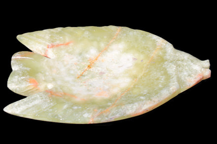 Bird-in-flight Afghan Jade hand-carved platter 448g Rocks and Things
