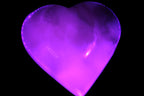 Mangano Calcite hand-carved heart 67-94mm  129-274g Rocks and Things