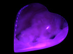 Mangano Calcite hand-carved heart 67-94mm  129-274g Rocks and Things