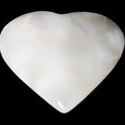 Mangano Calcite hand-carved heart 67-94mm  129-274g Rocks and Things