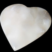 Mangano Calcite hand-carved heart 67-94mm  129-274g Rocks and Things