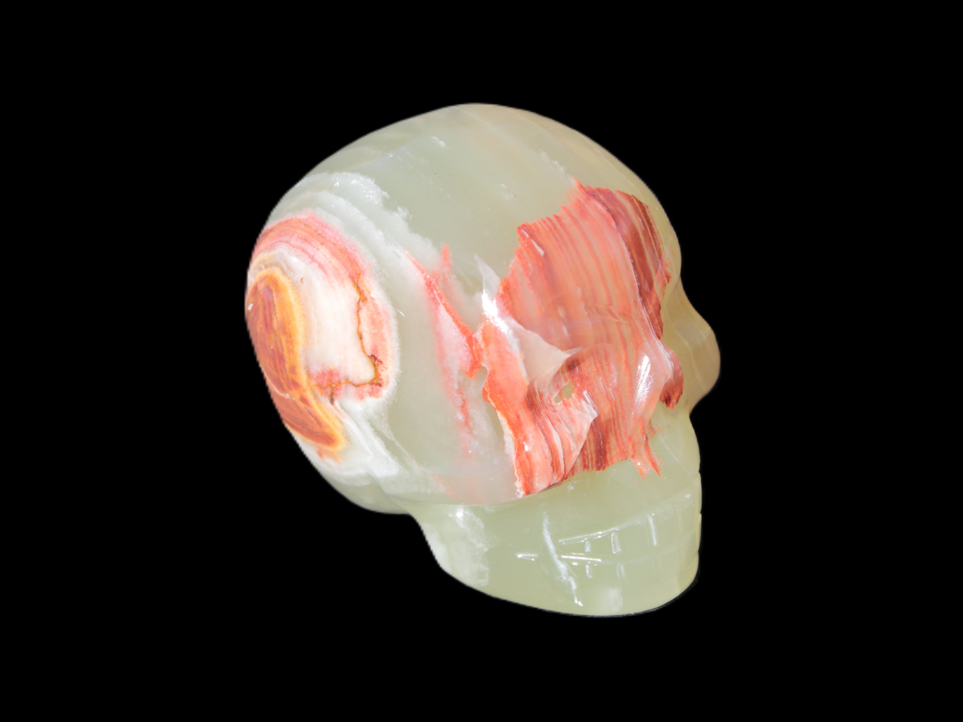 Afghan Jade skull 47-52mm  180-198g Rocks and Things