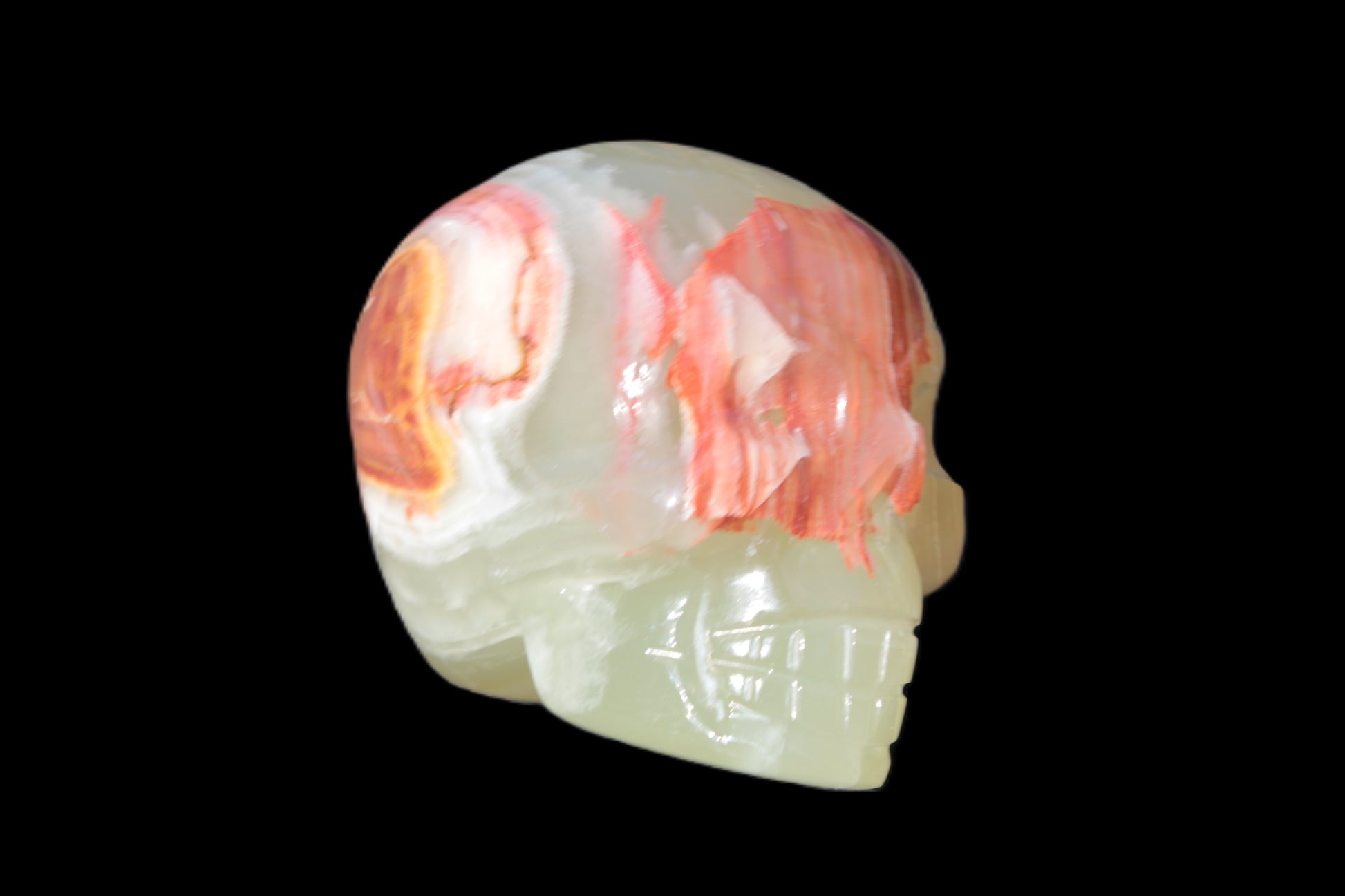 Afghan Jade skull 47-52mm  180-198g Rocks and Things