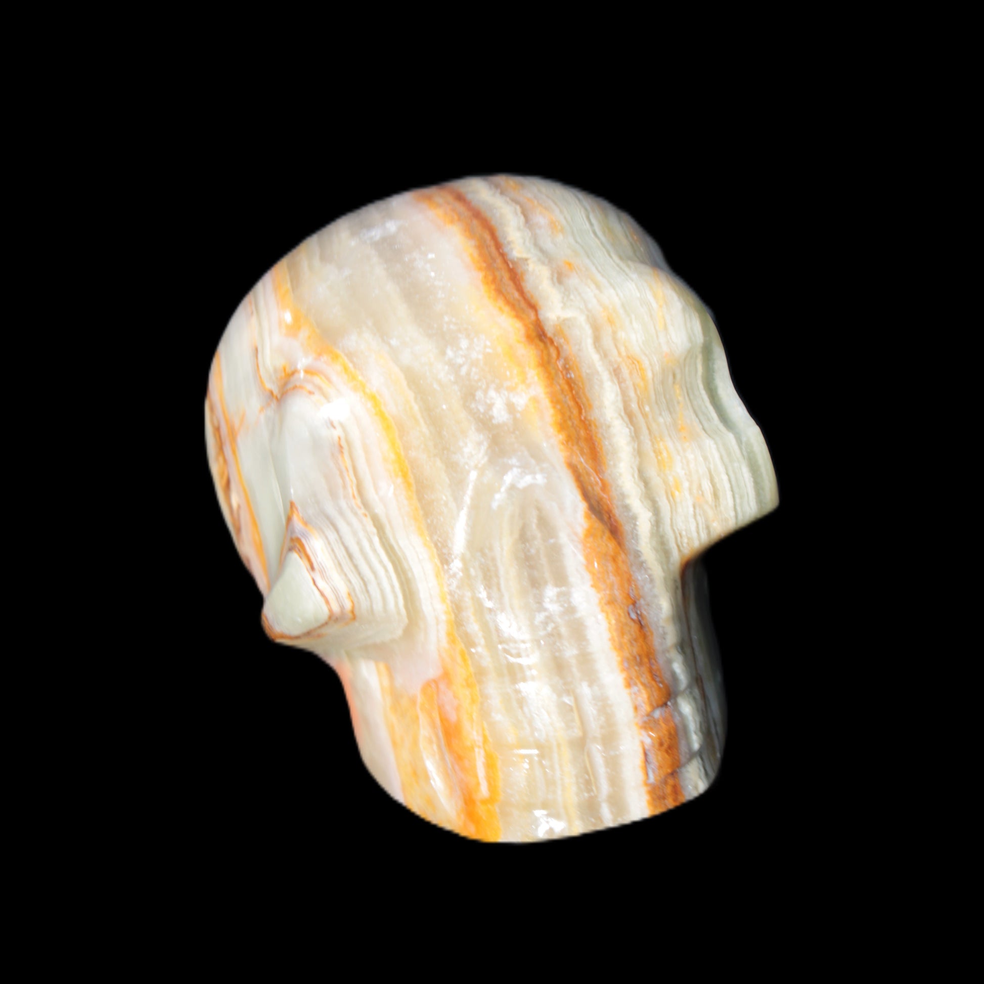 Afghan Jade skull 47-52mm  180-198g Rocks and Things