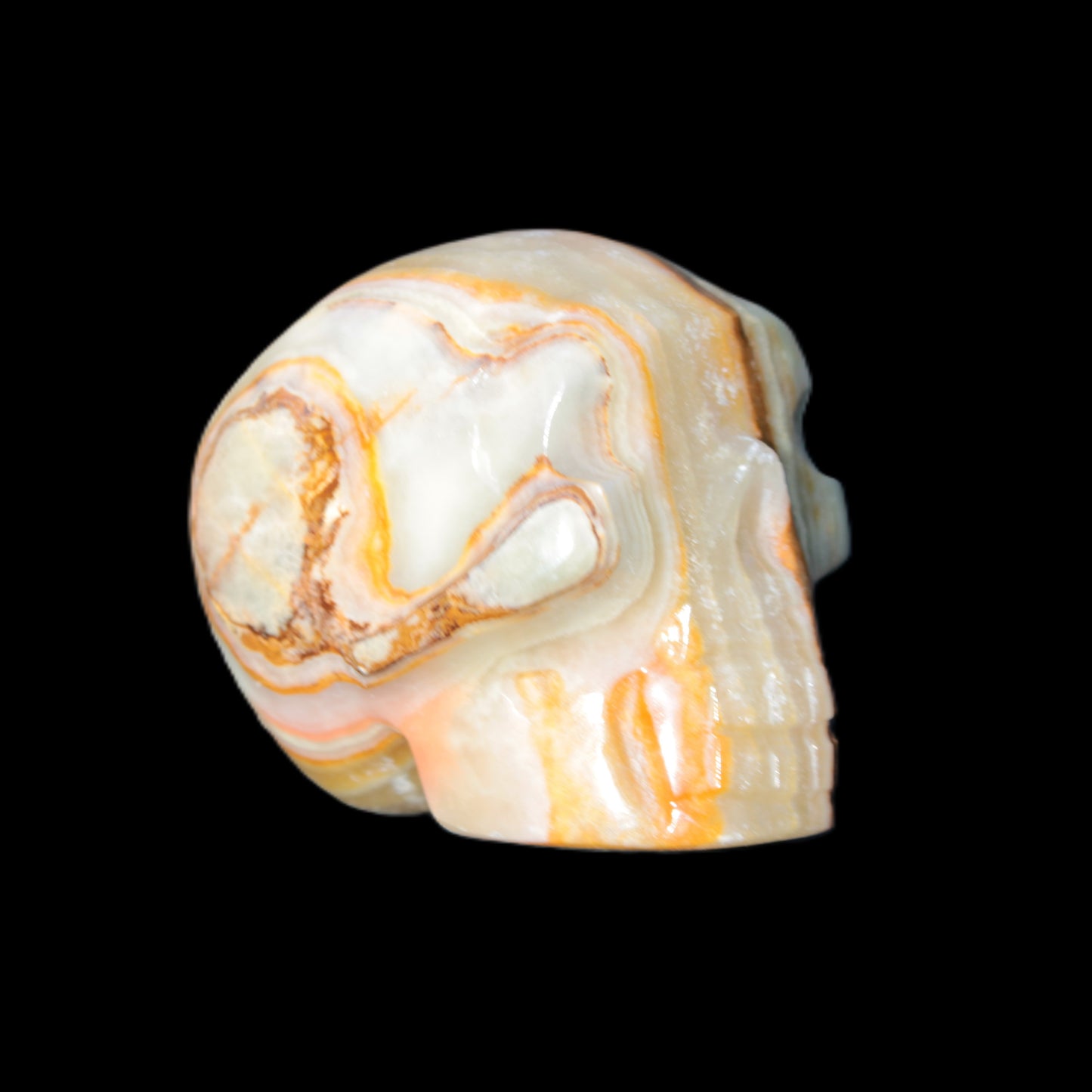 Afghan Jade skull 47-52mm  180-198g Rocks and Things