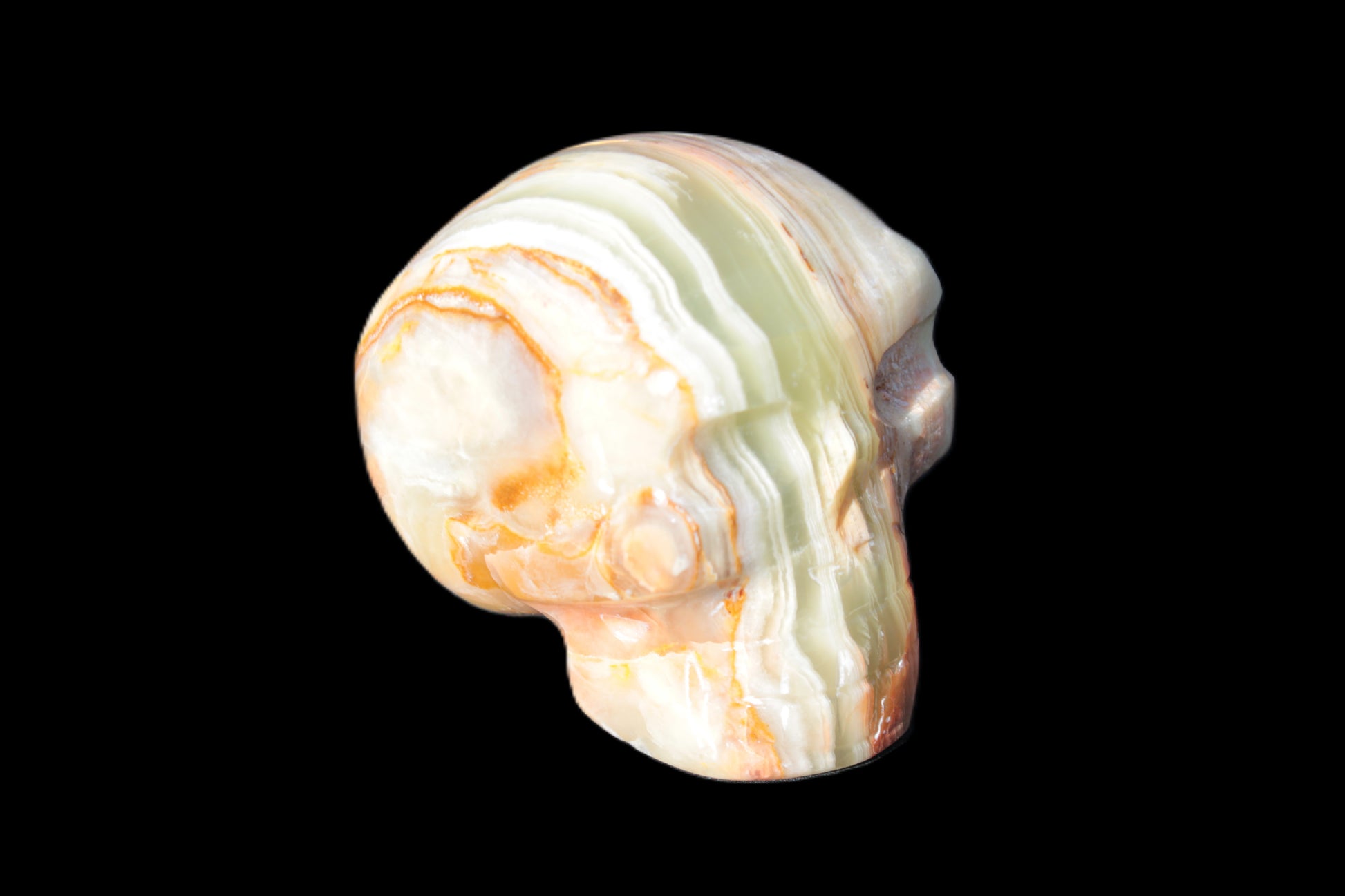 Afghan Jade skull 47-52mm  180-198g Rocks and Things