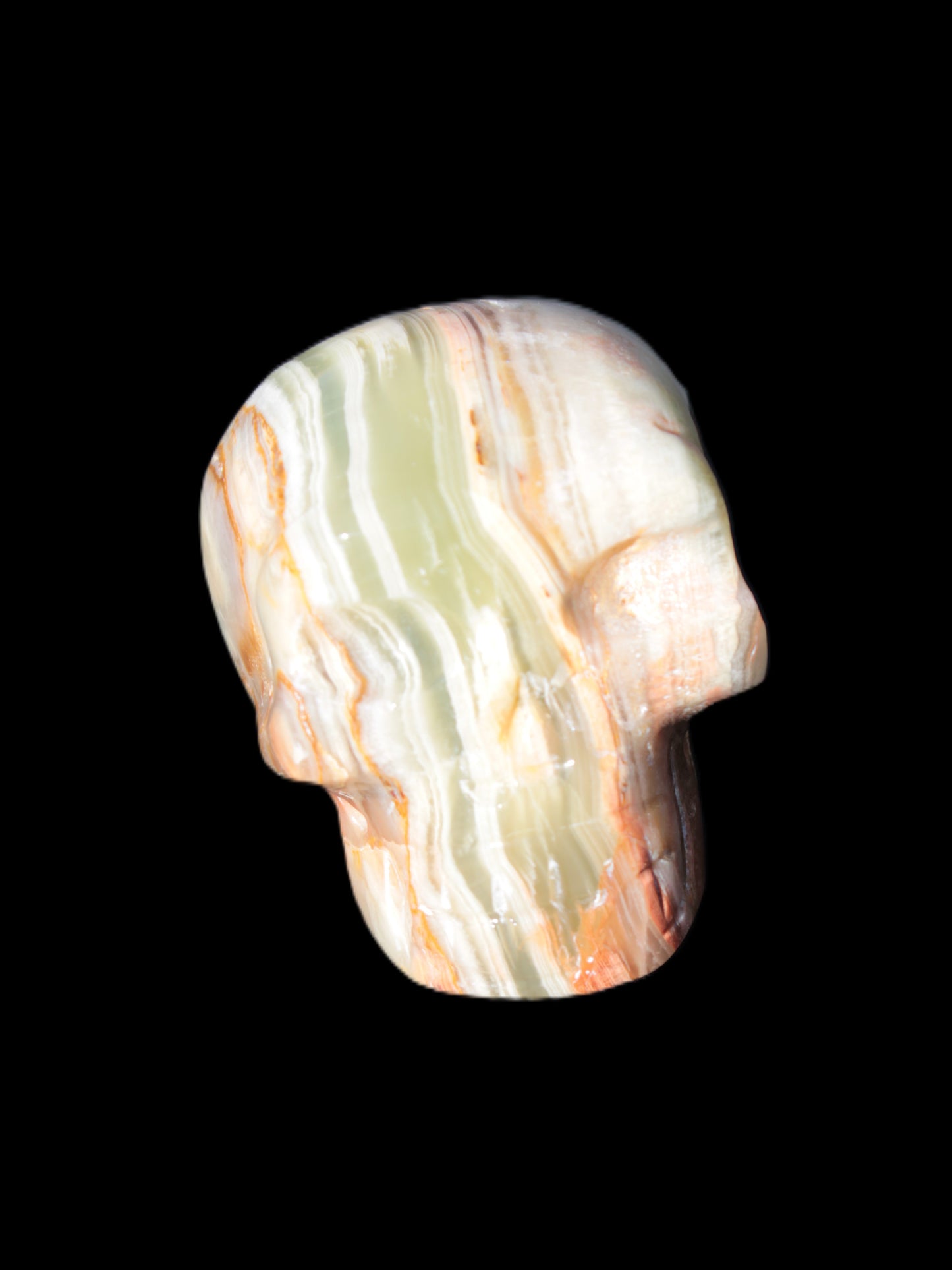 Afghan Jade skull 47-52mm  180-198g Rocks and Things