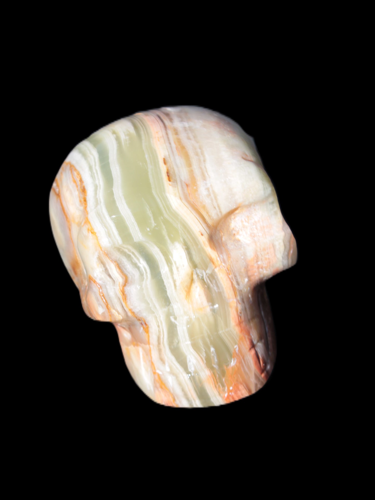 Afghan Jade skull 47-52mm  180-198g Rocks and Things