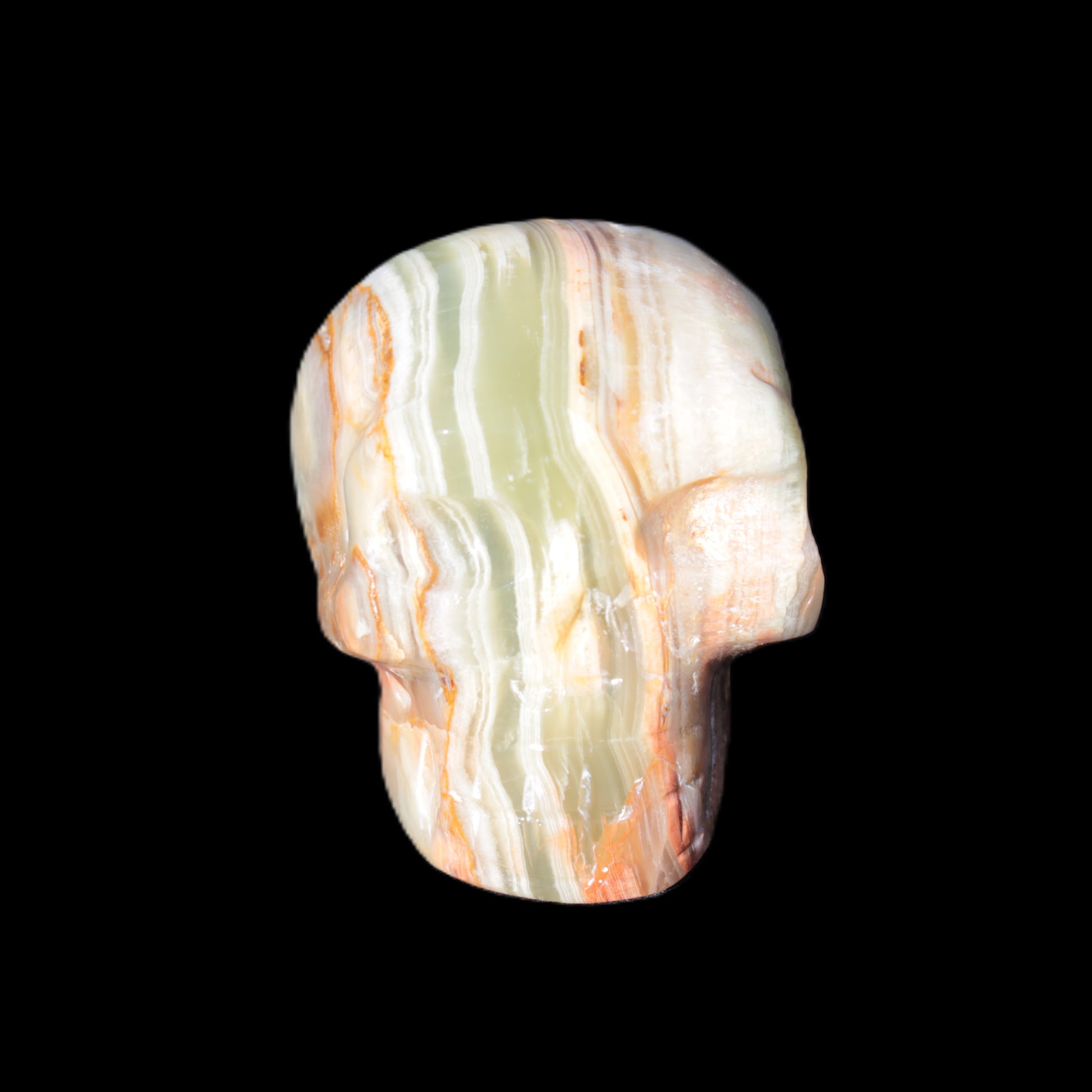 Afghan Jade skull 47-52mm  180-198g Rocks and Things