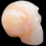 Afghan Jade hand-carved skull 52-49mm 146-152g in sunshine - Rocks and Things  Store