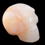 Afghan Jade hand-carved skull  52-49mm 146-152g Rocks and Things